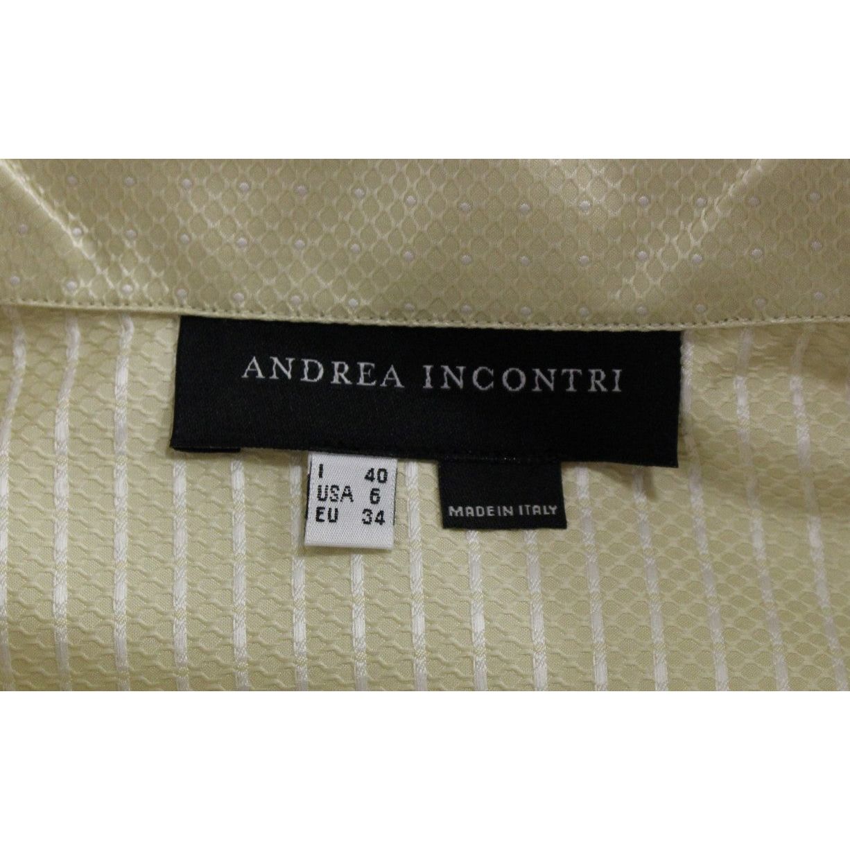 Andrea Incontri | Beige Sleeveless Blouse Top | McRichard Designer Brands