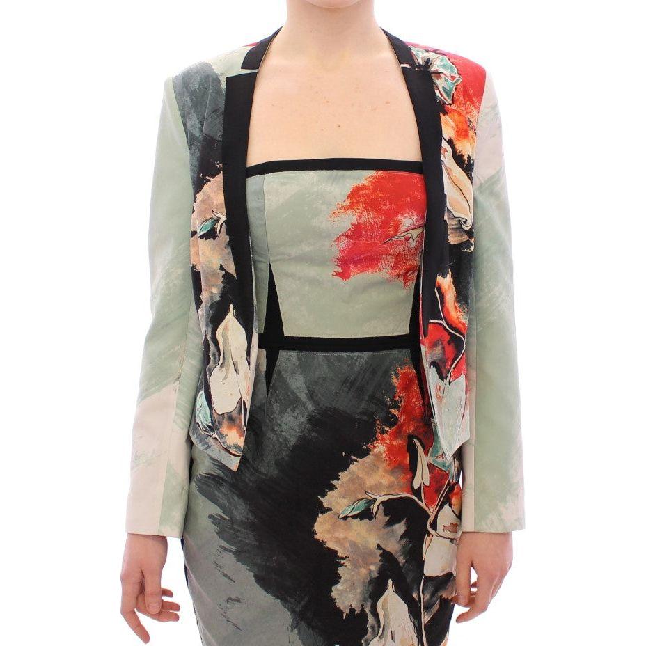 Sachin & Babi | Multicolor Short Floral Blazer Jacket | McRichard Designer Brands