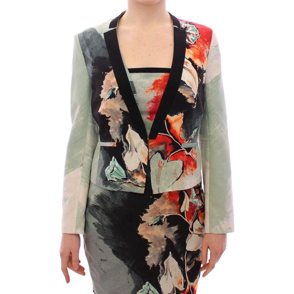 Sachin & Babi | Multicolor Short Floral Blazer Jacket | McRichard Designer Brands