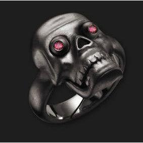 جواهر أمبروزيني - أنيلو أرجينتو 925° teschio finitura brunita Mis 13