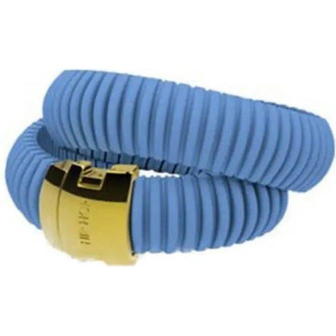 HIP HOP BIJOUX Mod. ICON LIGHT BLUE Bracciale doppio/ Double bracelet WOMAN BRACELET HIP HOP BIJOUX