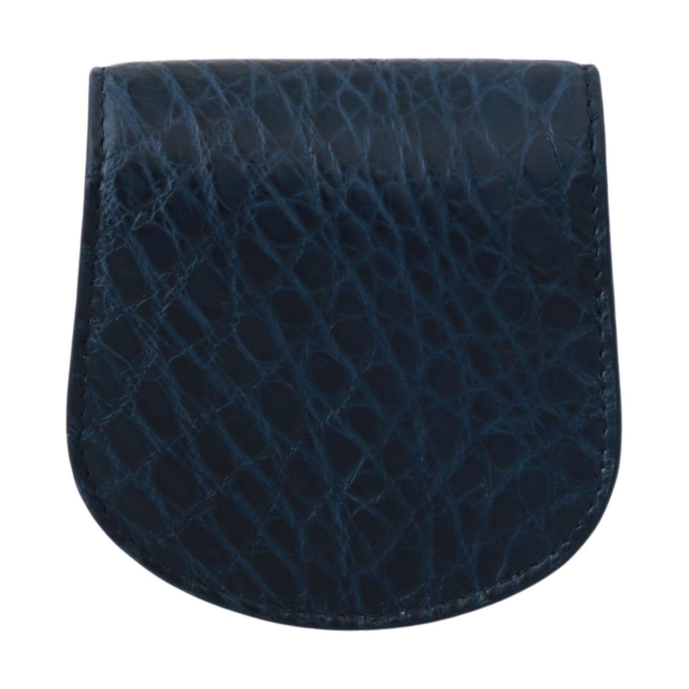 Dolce & Gabbana | Blue Holder Pocket Wallet Blue Exotic Skin Condom Case | McRichard Designer Brands
