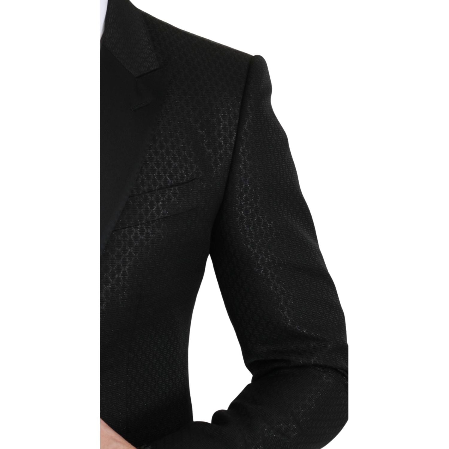 Dolce & Gabbana | Black Slim Fit Jacket MARTINI Blazer | McRichard Designer Brands