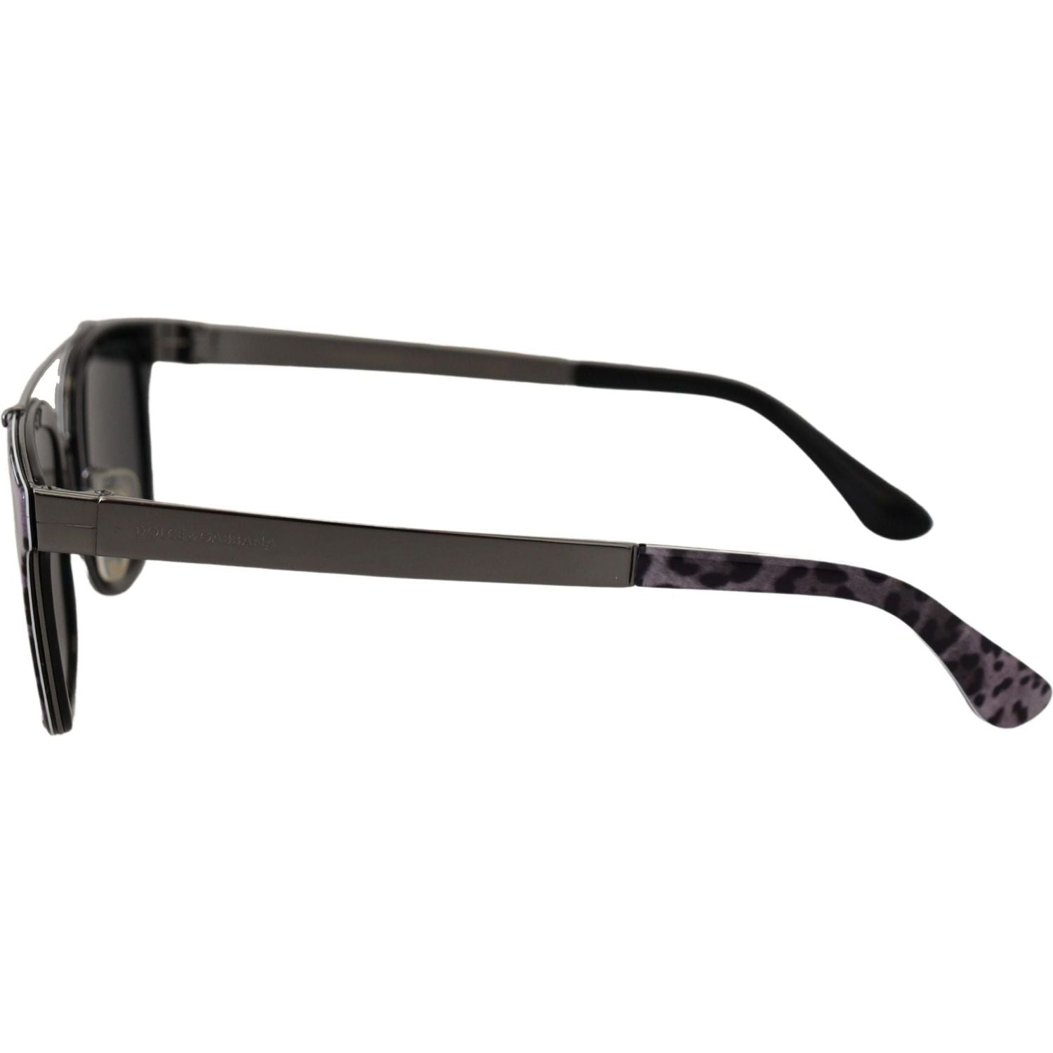Dolce & Gabbana | Purple Leopard Metal Frame Women Shades DG2175 Sunglasses  | McRichard Designer Brands