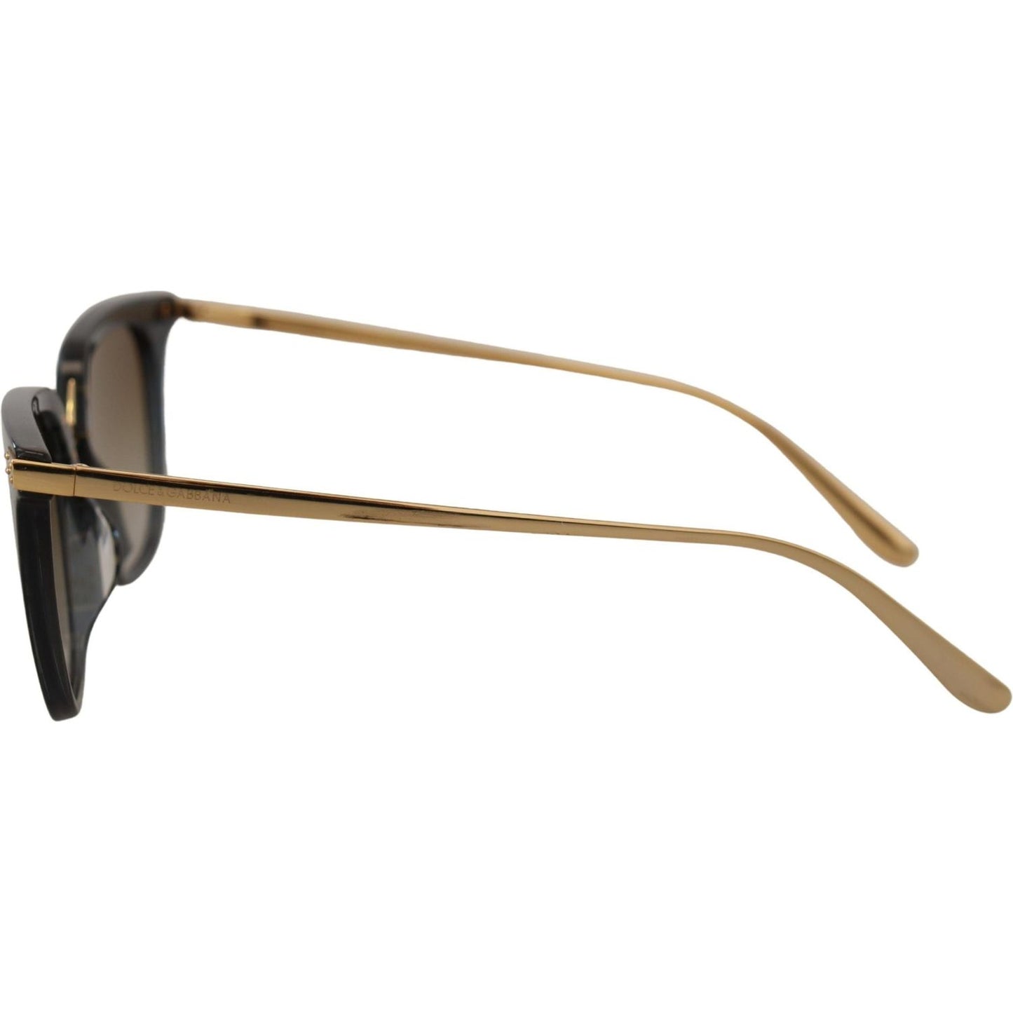 Dolce & Gabbana | Black Dotted Acetate Frame Irregular Sunglasses  | McRichard Designer Brands