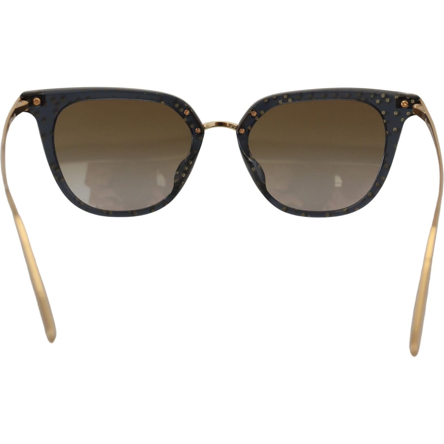 Dolce & Gabbana | Black Dotted Acetate Frame Irregular Sunglasses  | McRichard Designer Brands