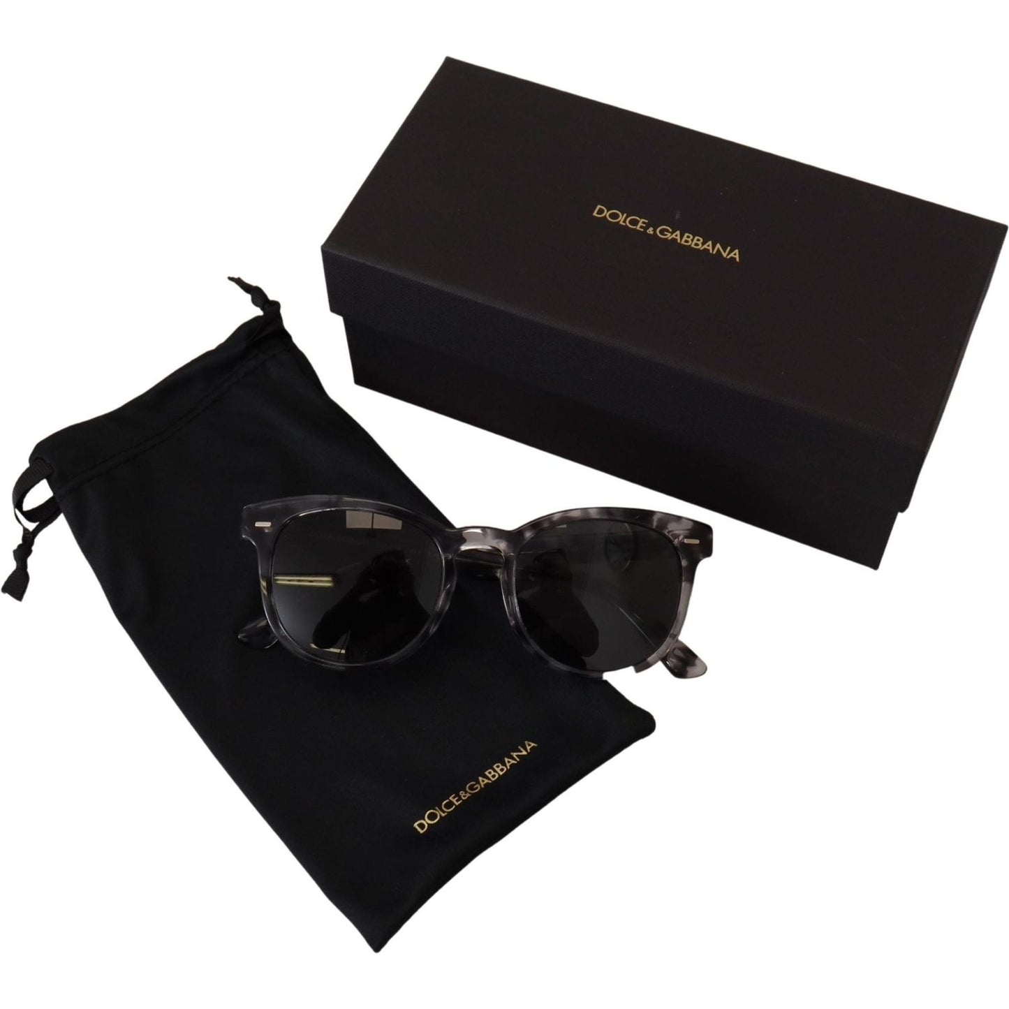 Dolce & Gabbana | Black Havana Frame Square Lens DG4254F Sunglasses  | McRichard Designer Brands