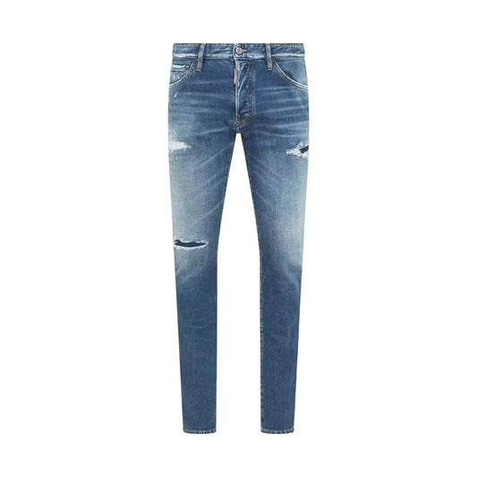 Dsquared² | Blue Cotton Jeans & Pant  | McRichard Designer Brands