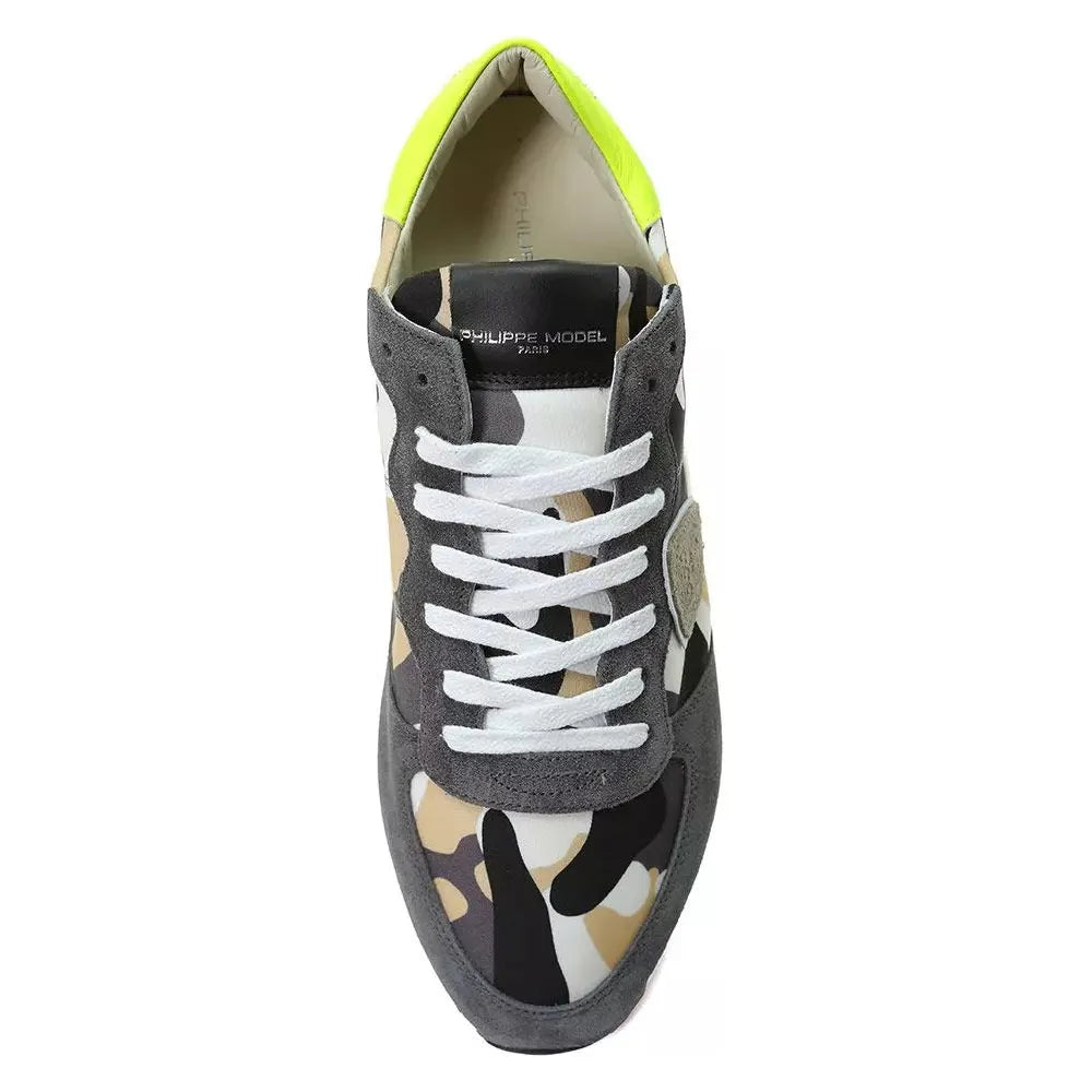 Philippe Model | Army Fabric Sneaker | McRichard Designer Brands