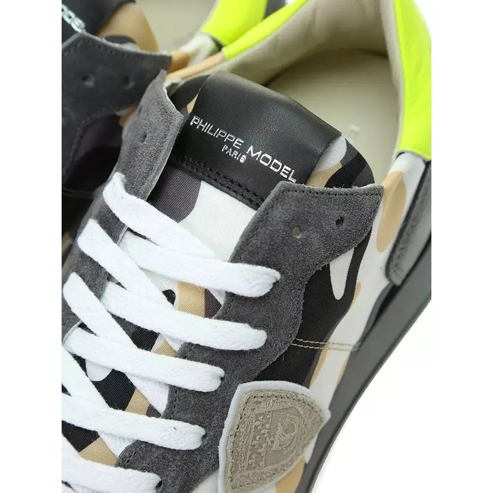 Philippe Model | Army Fabric Sneaker | McRichard Designer Brands