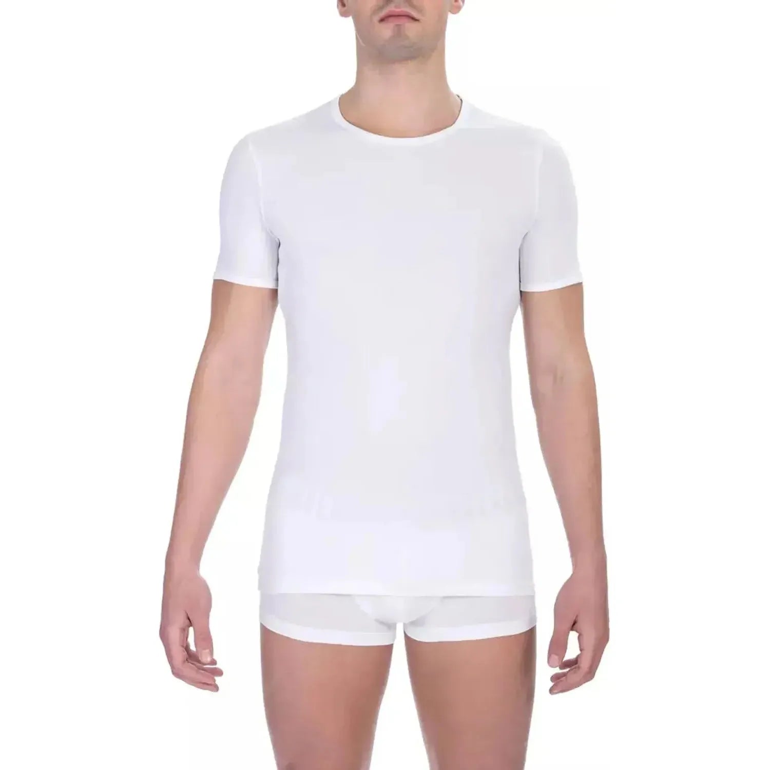 Bikkembergs | White Cotton T-Shirt  | McRichard Designer Brands