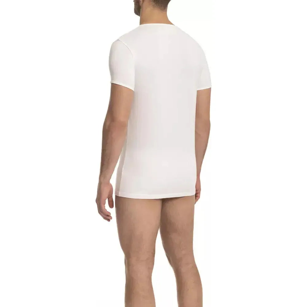 Cavalli Class | White Cotton T-Shirt | McRichard Designer Brands